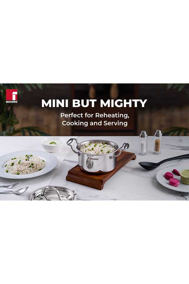 Argent-Mini-Triply-Casserole-With-Lid-16Cm