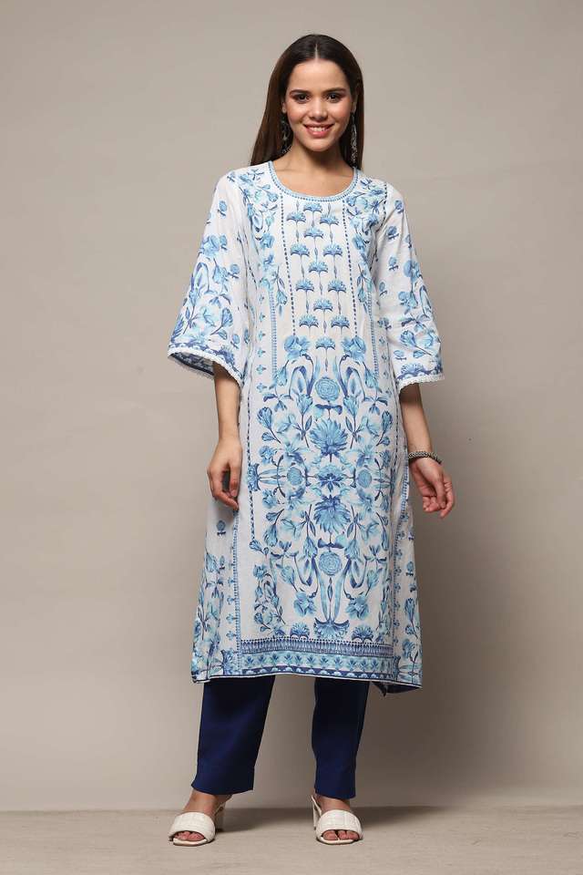 open lace back dress Buy BIBA Women's Cotton Salwar Suit Set at Amazon.in main image 1