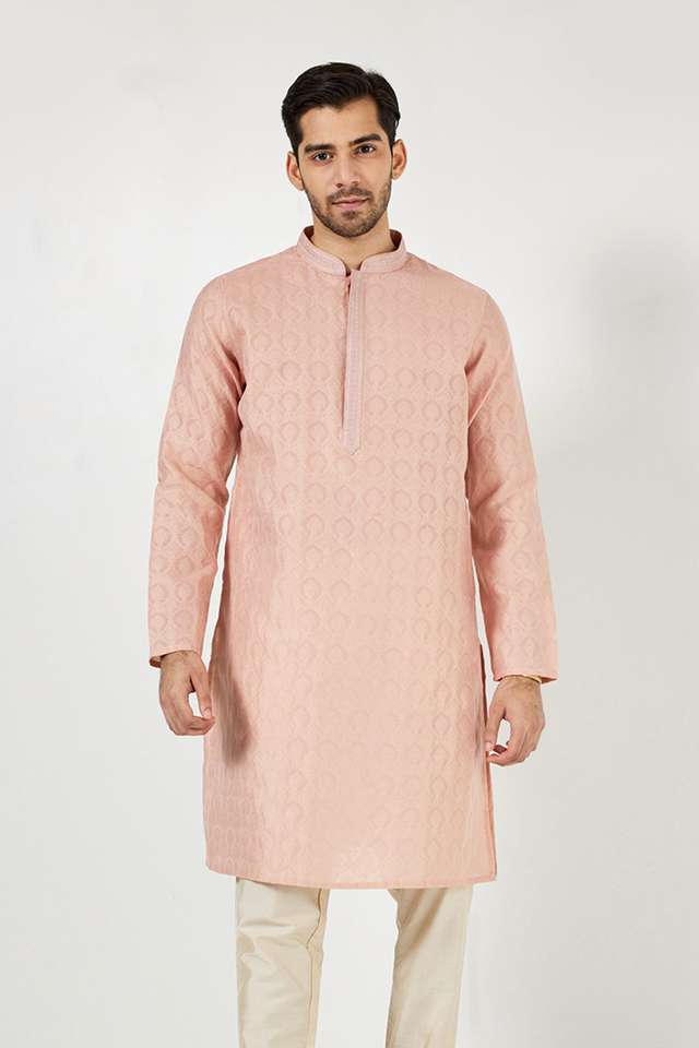Printed-Blended-Fabric-Regular-Fit-Men-s-Kurta