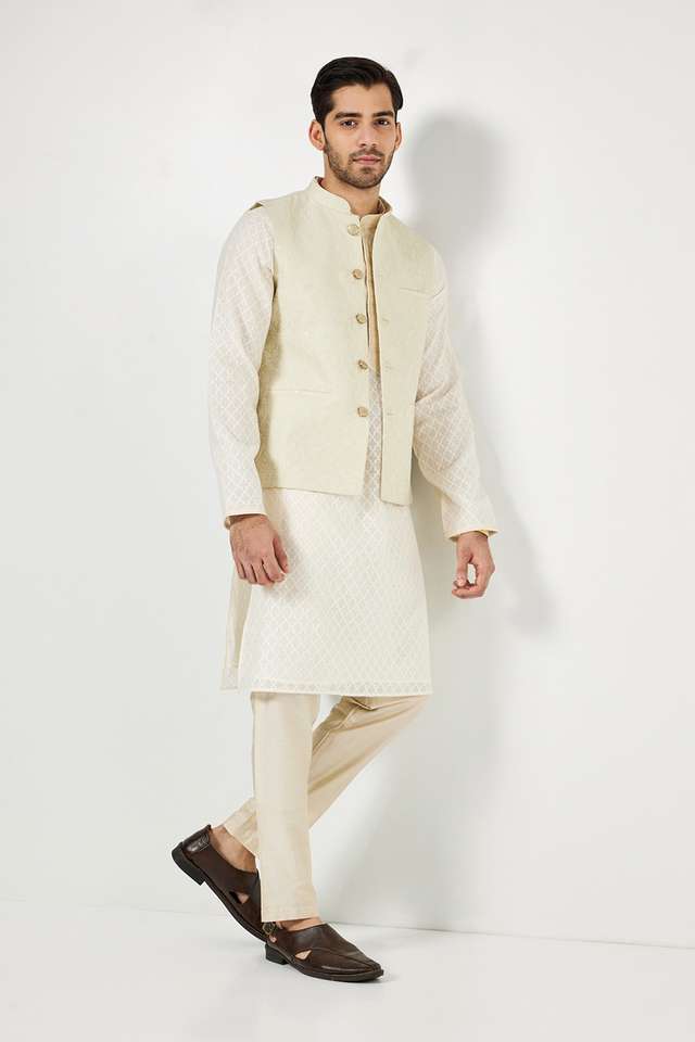 Printed-Blended-Fabric-Regular-Fit-Men-s-Kurta