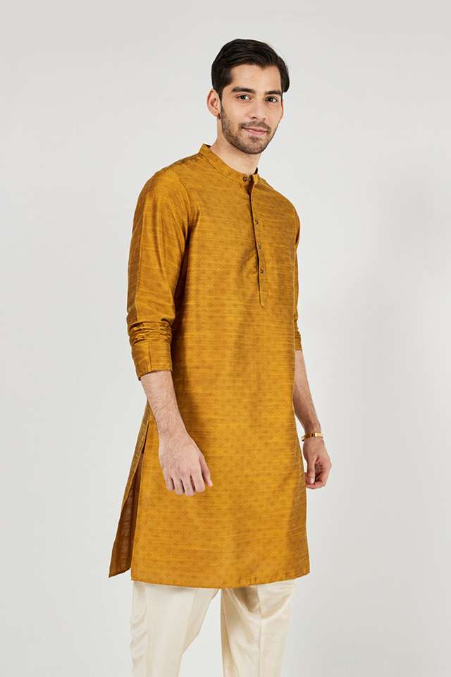 Printed-Blended-Fabric-Regular-Fit-Men-s-Kurta