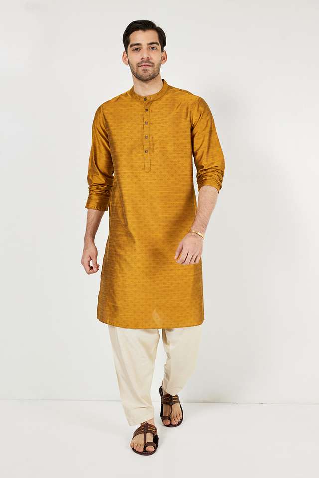 Printed-Blended-Fabric-Regular-Fit-Men-s-Kurta