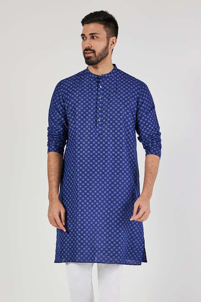 Printed-Blended-Fabric-Men-Festive-Wear-Kurta