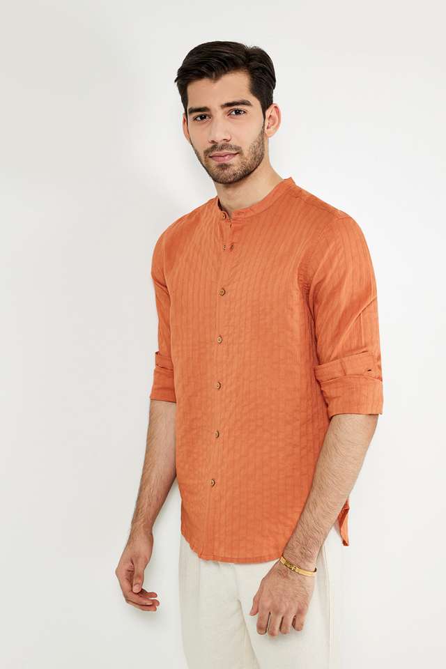 Stripes-Cotton-Regular-Fit-Men-s-Casual-Shirt