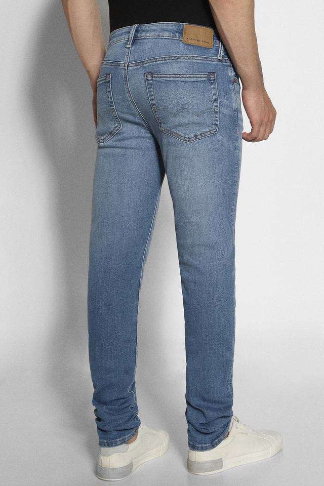 Light-Wash-Cotton-Stretch-Skinny-Fit-Men-s-Jeans