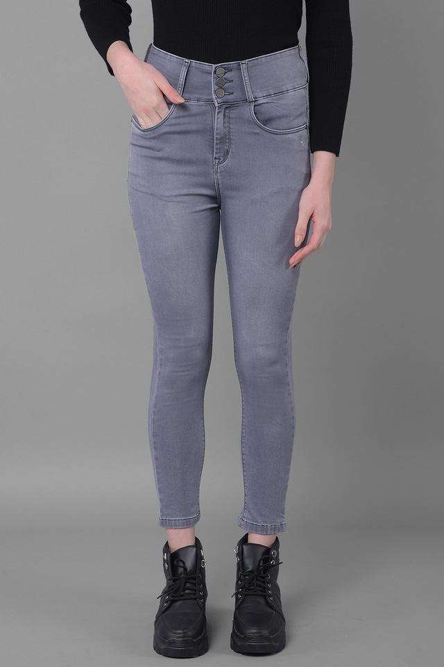 crimsoune club Mid Rise Light Wash Blended Fabric Skinny Fit Women's Jeans-picture-27