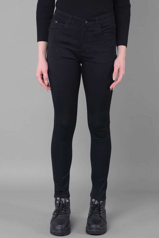 crimsoune club Mid Rise Dark Wash Blended Fabric Skinny Fit Women's Jeans-picture-32