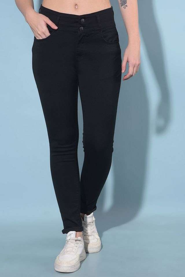 crimsoune club Mid Rise Blended Fabric Skinny Fit Women's Jeans-picture-29