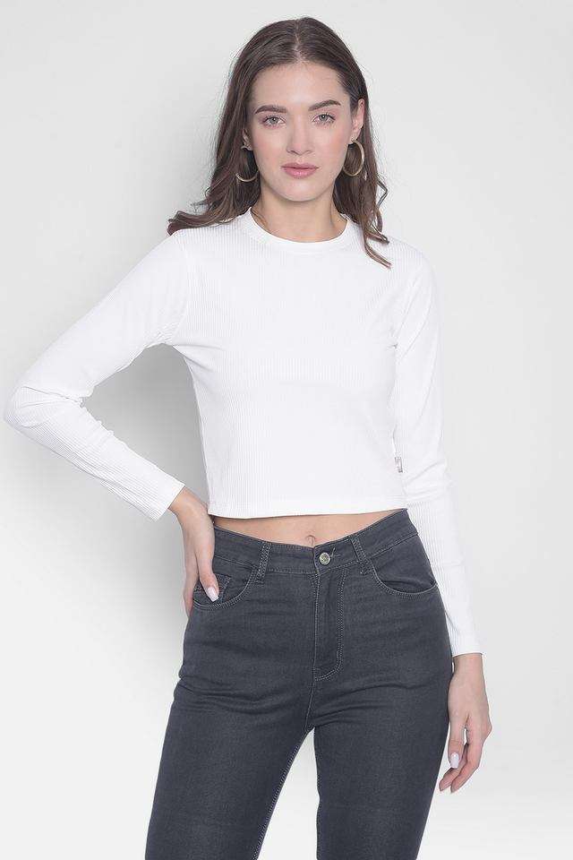 crimsoune club Solid Polyester Round Neck Women T-Shirt-picture-32