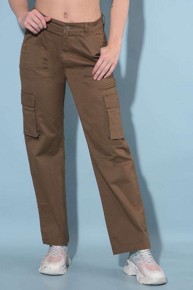 crimsoune club Solid Regular Fit Blended Women's Casual Wear Trousers-picture-14
