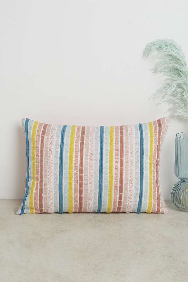 Pop-Art-Gardenia-Stripes-Cushion-Cover