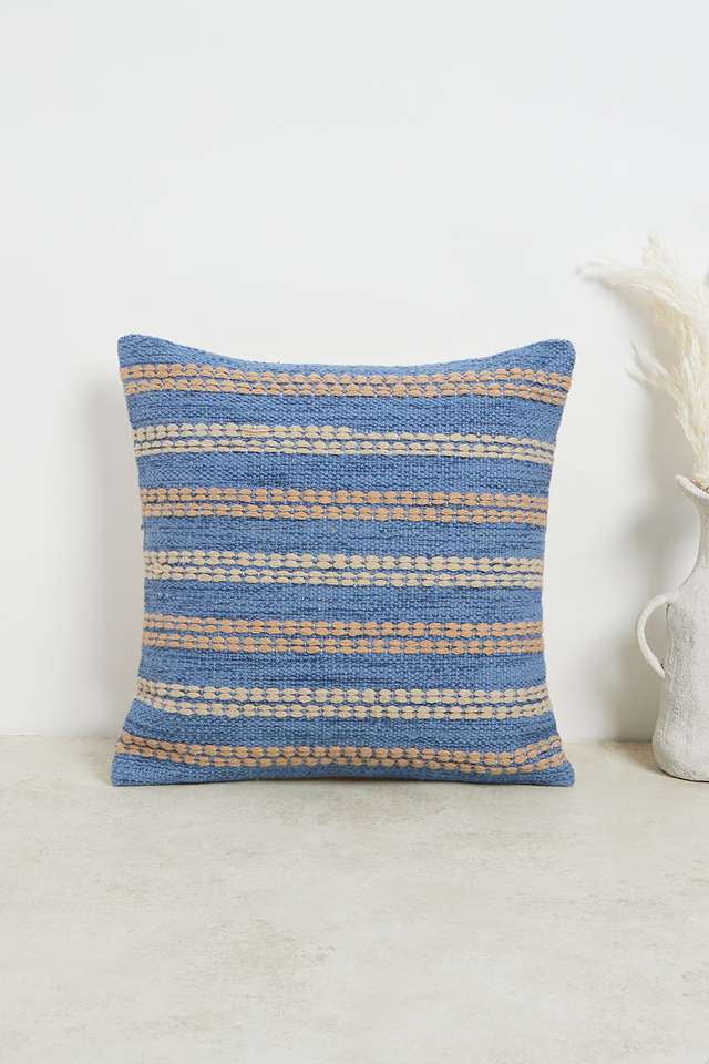 Floral-Denim-Stripe-Blue-Cushion-Cover-40-x-40-cm