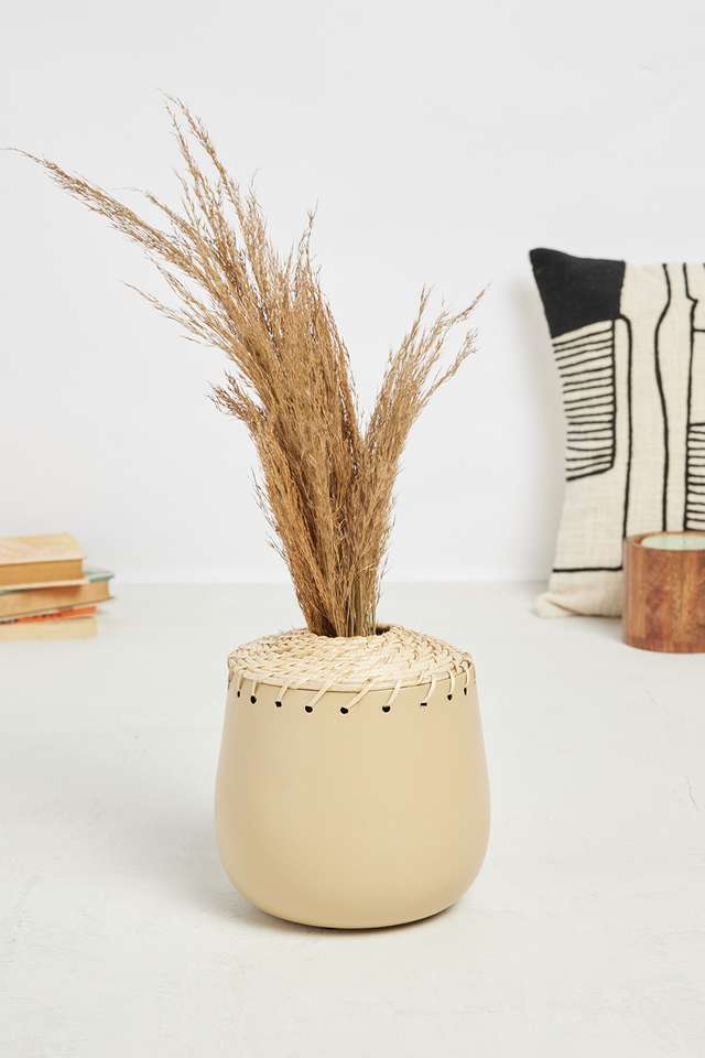 Natural-Ella-Metal-&-Rattan-Vase