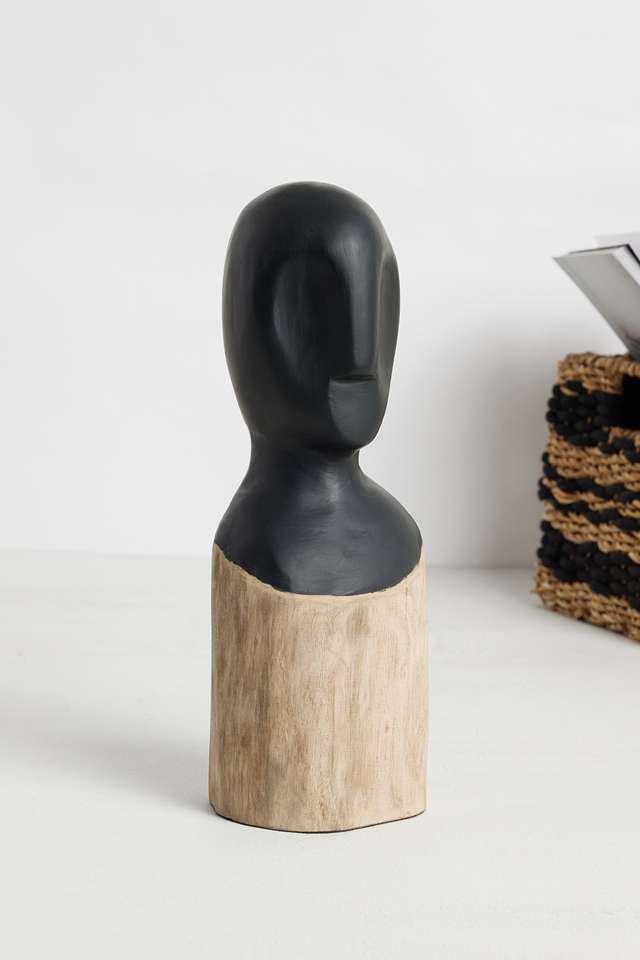 Totem-Balli-Bust-Black-Natural-Figurine