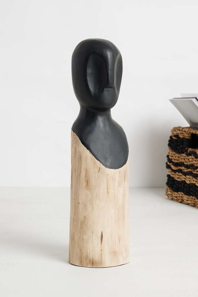 Totem-Balli-Bust-Black-Natural-Figurine