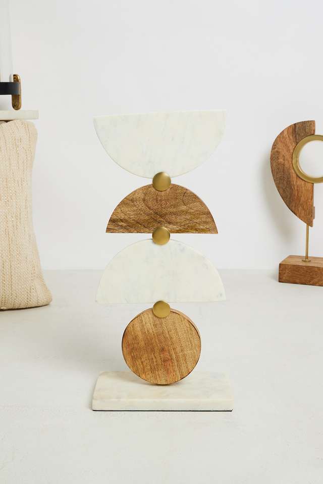 Totem-Wood-Marble-Pillar-Objet-L