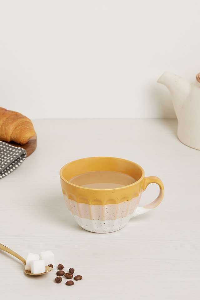 Popart-Treat-Yourself-Yellow-Cappuccino-Mug