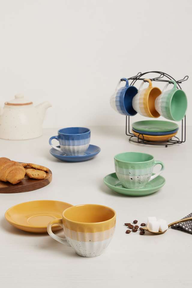 Popart-Treat-Yourself-Cup-&-Saucer-S/6-With-Stand