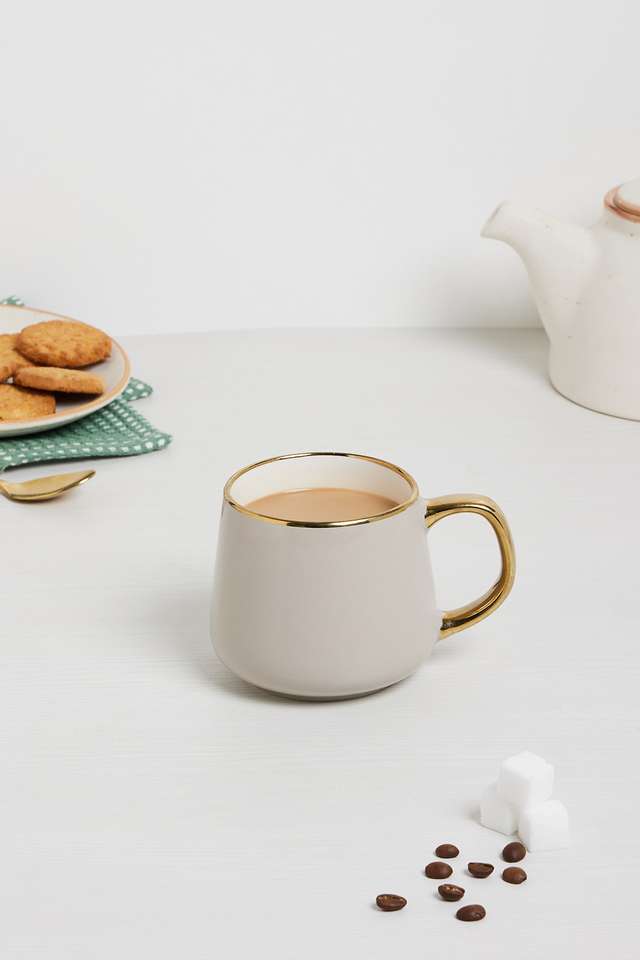 Totem-Gold-Line-Taupe-Coffe-Mug