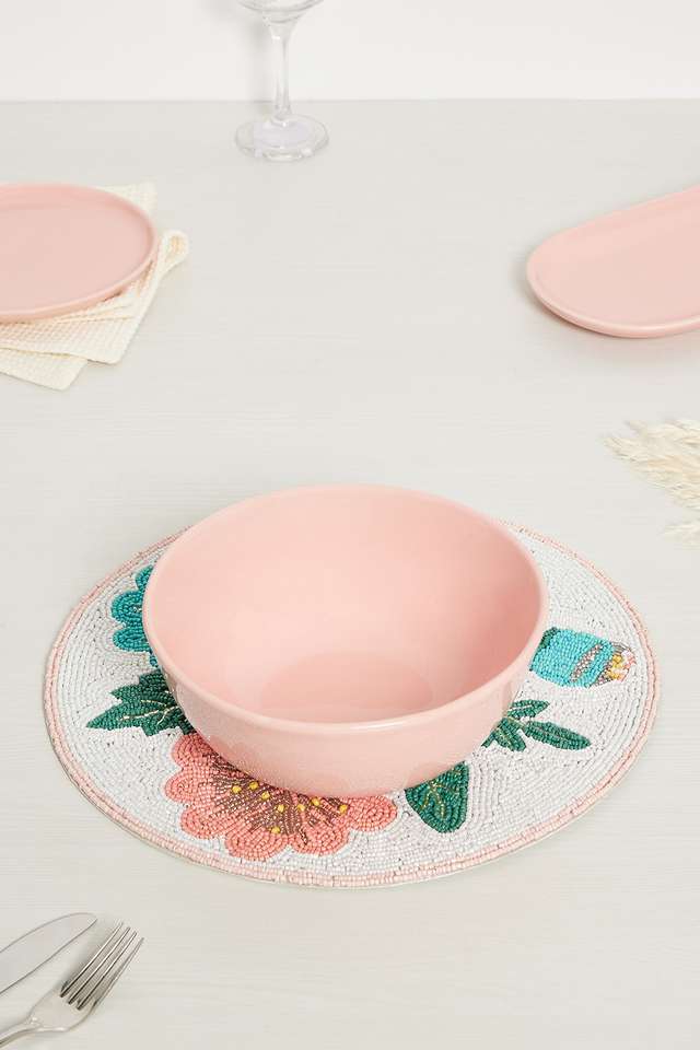 Gardenia-Solid-Pink-Serving-Bowl-20-cm