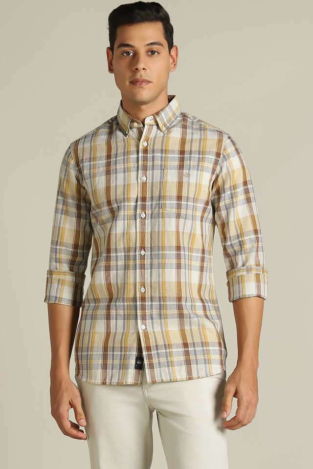 Checks-Cotton-Relaxed-Fit-Men-s-Casual-Shirt