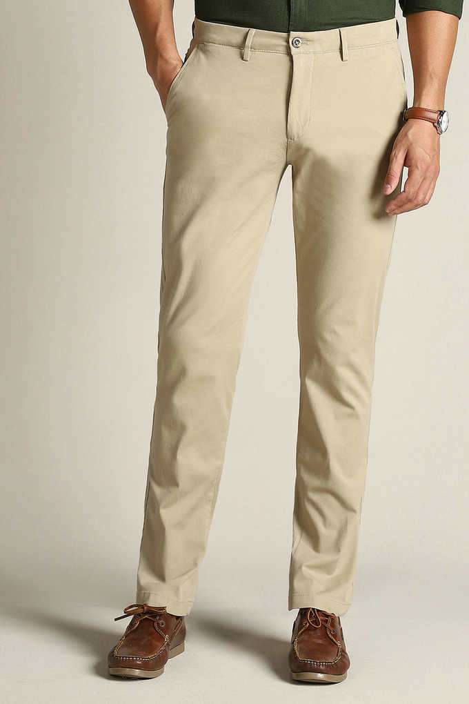 Solid-Cotton-Regular-Fit-Men-s-Casual-Wear-Trousers