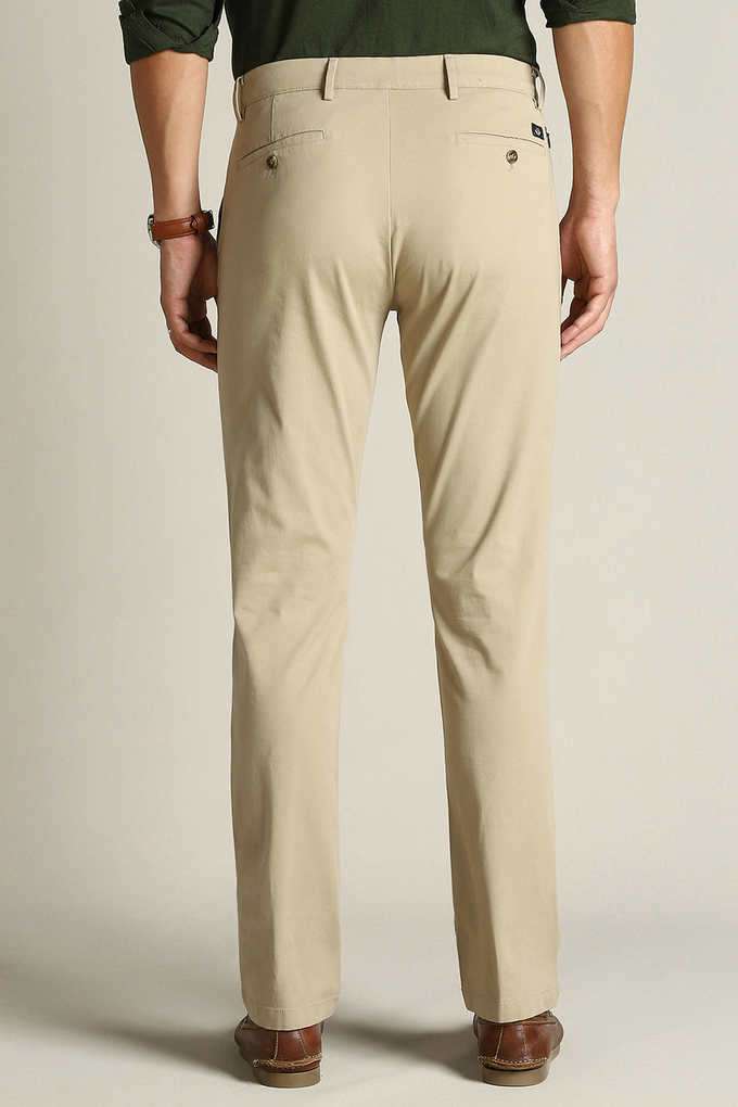 Solid-Cotton-Regular-Fit-Men-s-Casual-Wear-Trousers