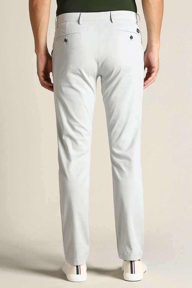 Solid-Cotton-Slim-Fit-Men-s-Casual-Trousers