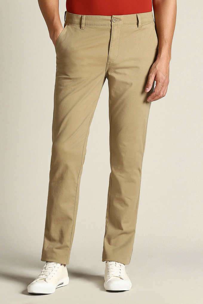 Solid-Cotton-Regular-Fit-Men-s-Casual-Wear-Chinos