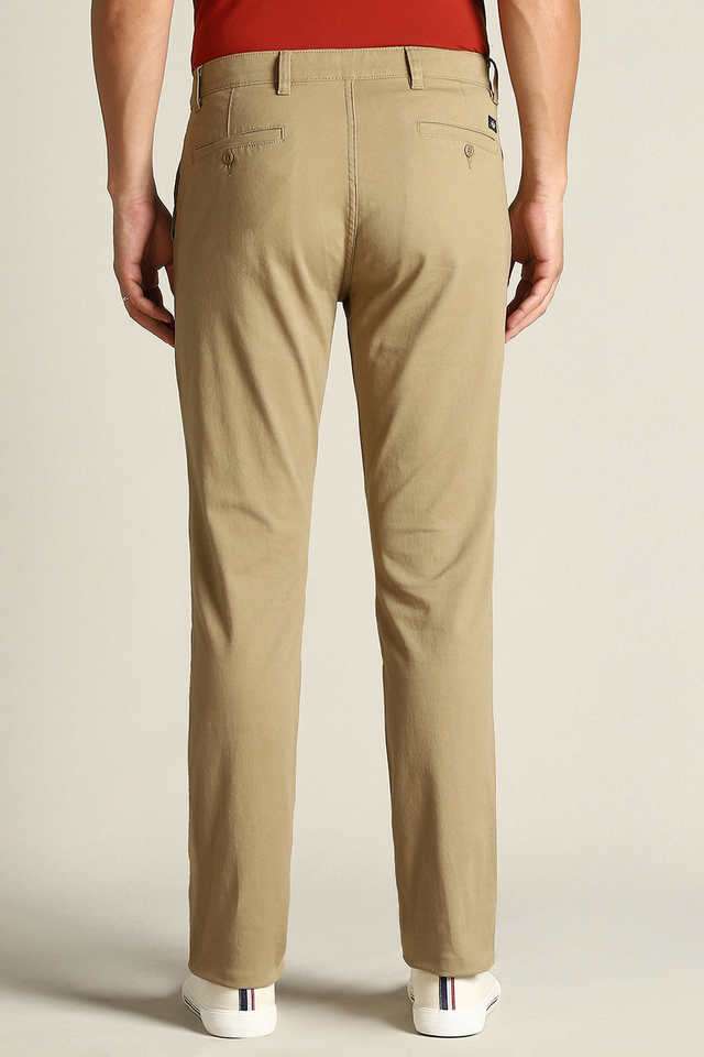 Solid-Cotton-Regular-Fit-Men-s-Casual-Wear-Chinos