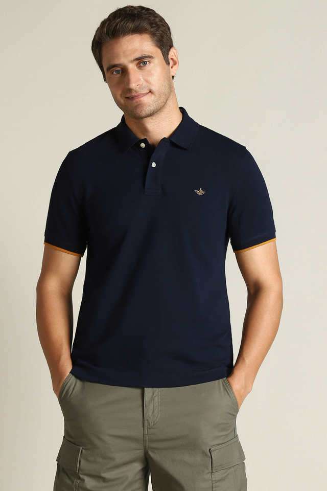 Solid-Cotton-Polo-Men-s-T-Shirt