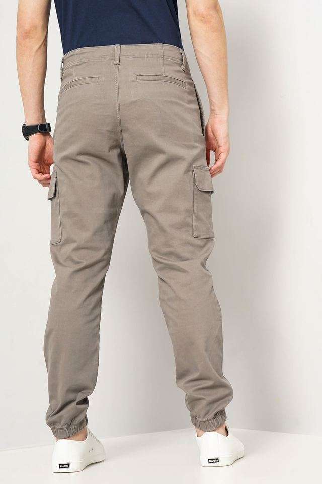 Solid-Cotton-Regular-Fit-Men-s-Casual-Trouser