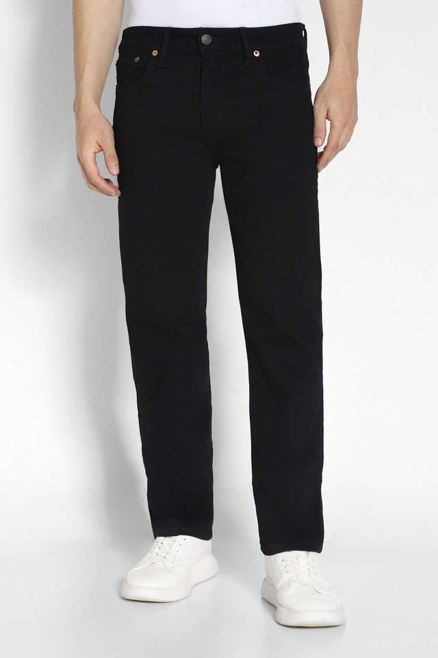 Light-Wash-Cotton-Straight-Fit-Men-s-Jeans