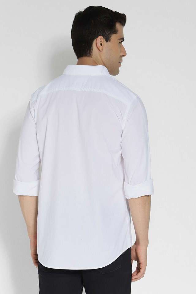 Solid-Cotton-Regular-Fit-Men-s-Casual-Shirt