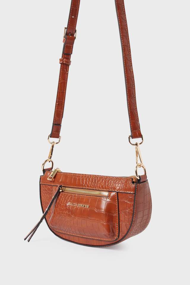 Croco-Shiny-PU-Magnetic-Closure-Women-s-Casual-Sling-Bag