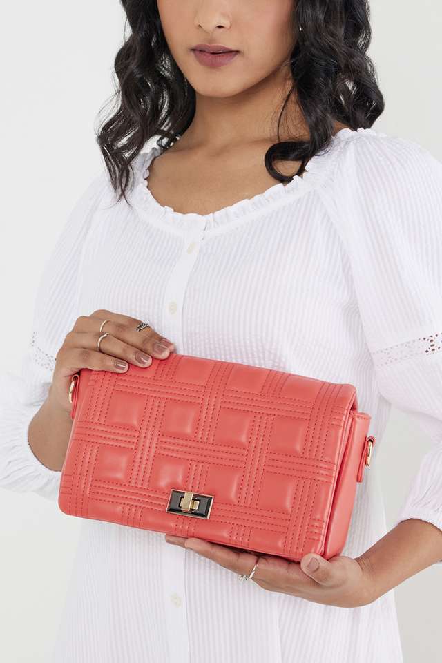 Quilt-PU-Magnetic-Closure-Women-s-Casual-Sling-Bag