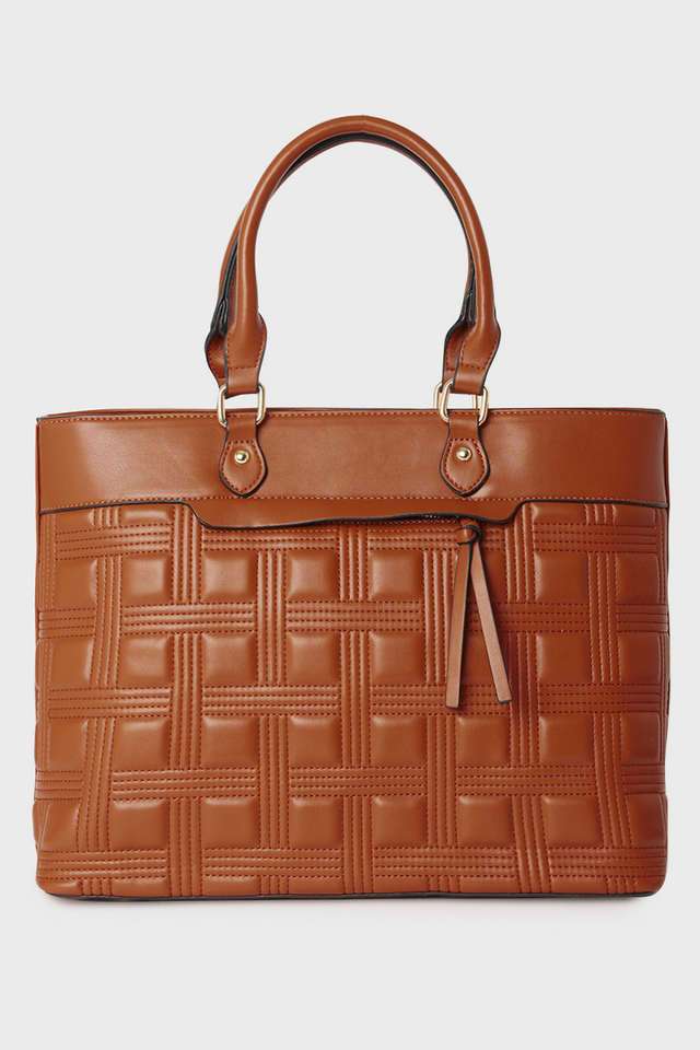 Quilt-PU-Magnetic-Closure-Women-s-Casual-Tote-Bag