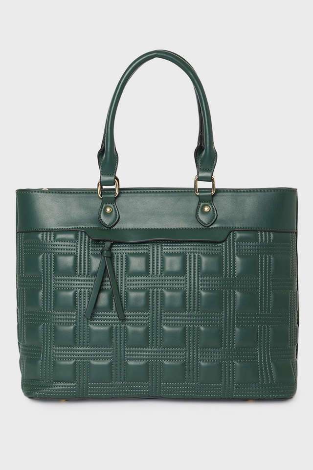 Quilt-PU-Magnetic-Closure-Women-s-Casual-Tote-Bag