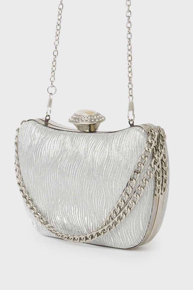 Pleats-PU-Magnetic-Closure-Women-s-Casual-Clutch