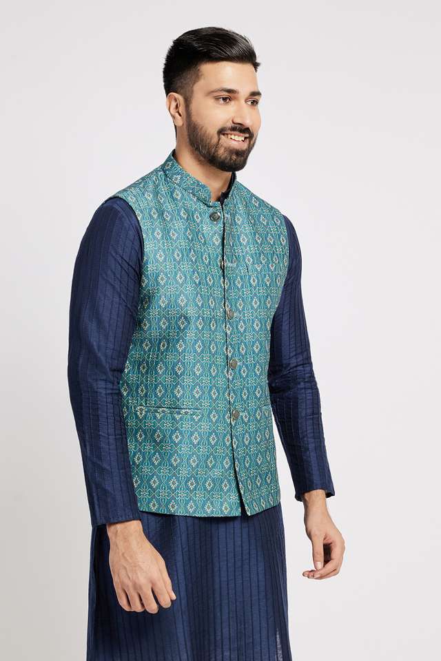 Printed-Polyester-Regular-Fit-Men-s-Nehru-Jacket