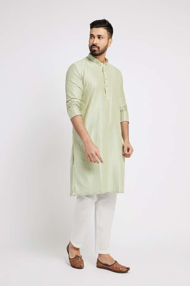 Embroidered-Polyester-Regular-Fit-Men-s-Kurta