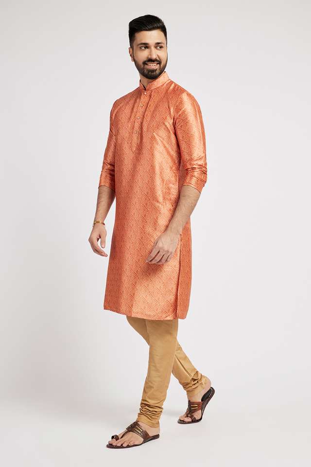 Printed-Polyester-Men-Festive-Wear-Kurta