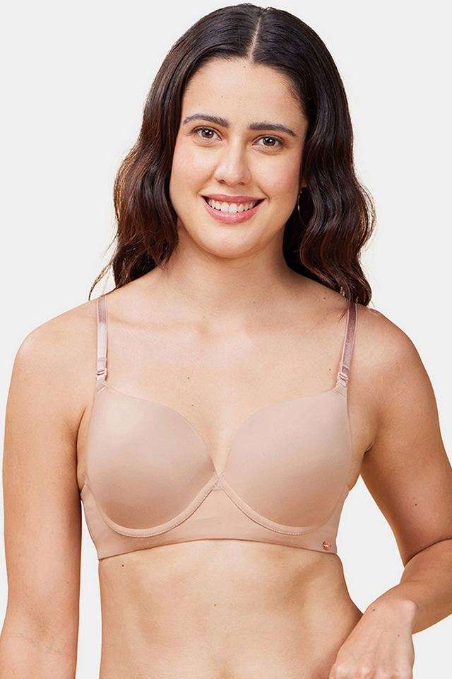 Wired-Removable-Straps-Medium-Padded-Women-s-T-shirt-Bra