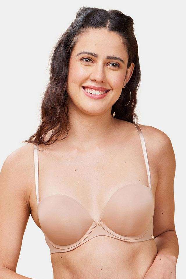 Wired-Removable-Straps-Medium-Padded-Women-s-Balconettes-Bra