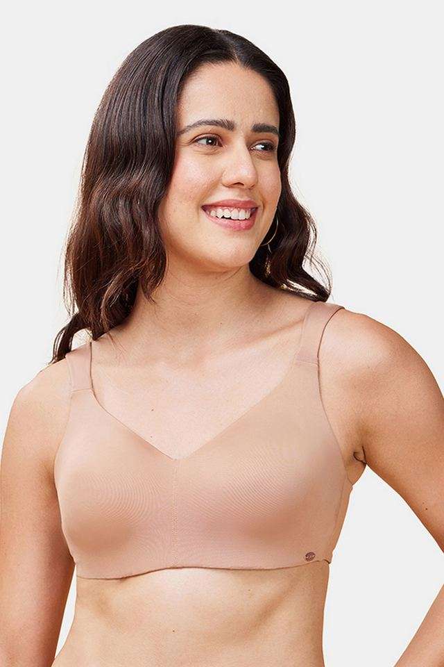 Non-Wired-Regular-Straps-Lightly-Padded-Women-s-T-shirt-Bra