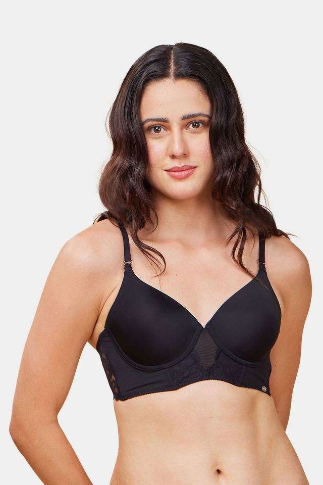 Wired-Removable-Straps-Medium-Padded-Women-s-T-Shirt-Bra