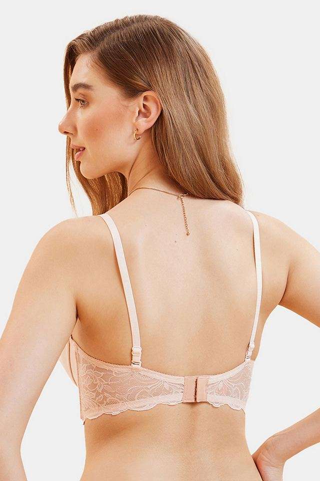 Wired-Removable-Straps-Medium-Padded-Women-s-T-Shirt-Bra