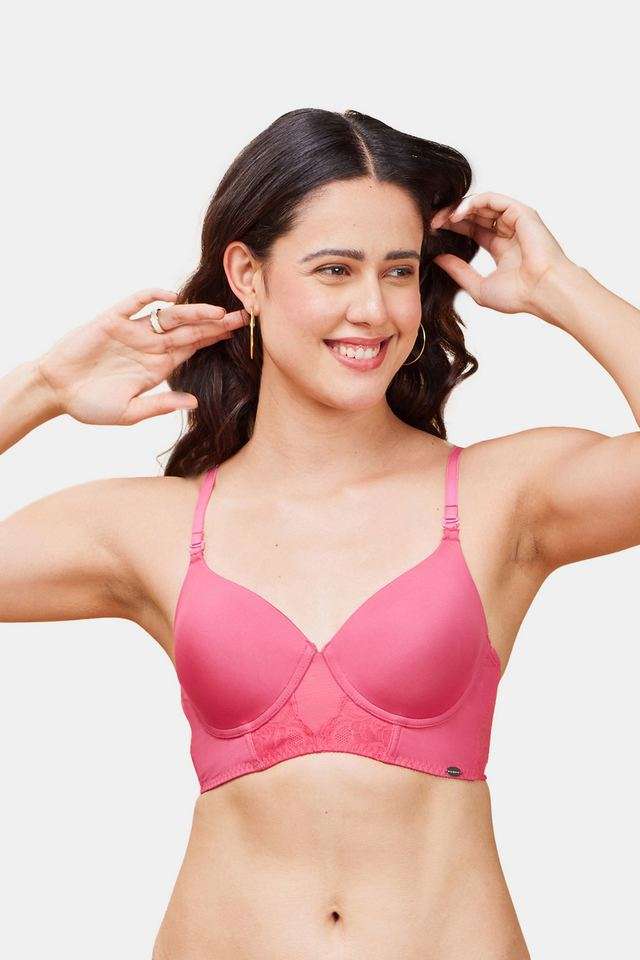 Wired-Removable-Straps-Medium-Padded-Women-s-T-Shirt-Bra