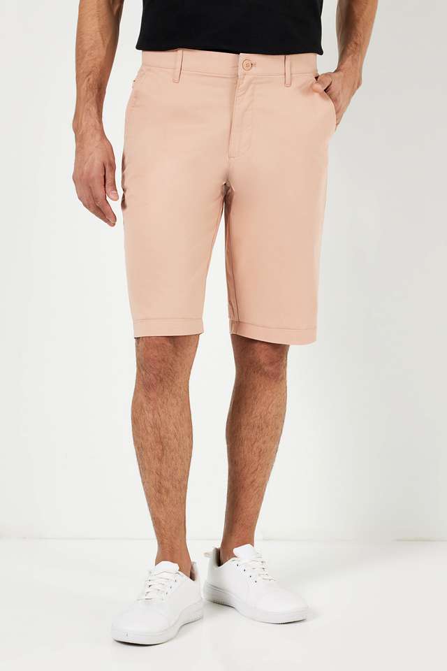 Solid-Cotton-Men-s-Shorts