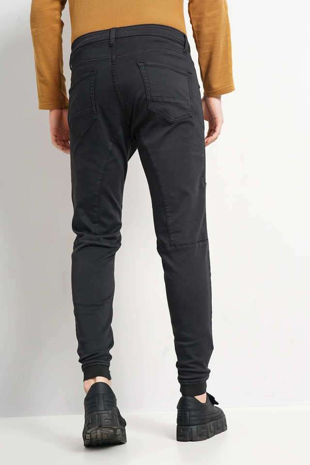 Solid-Cotton-Skinny-Fit-Men-s-Jeans